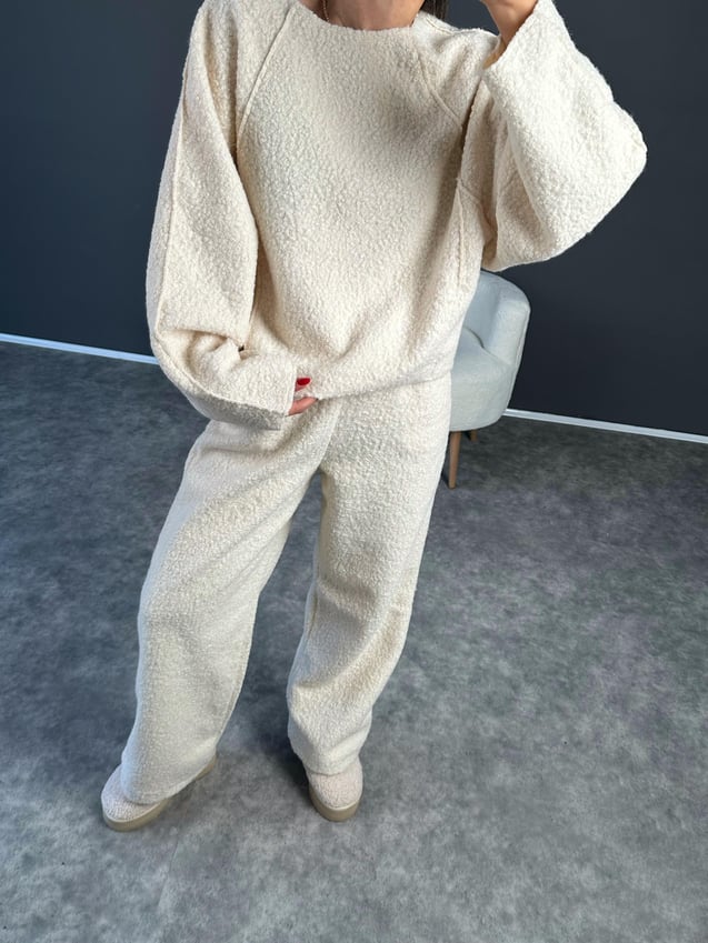 Komplet Plushie béžový