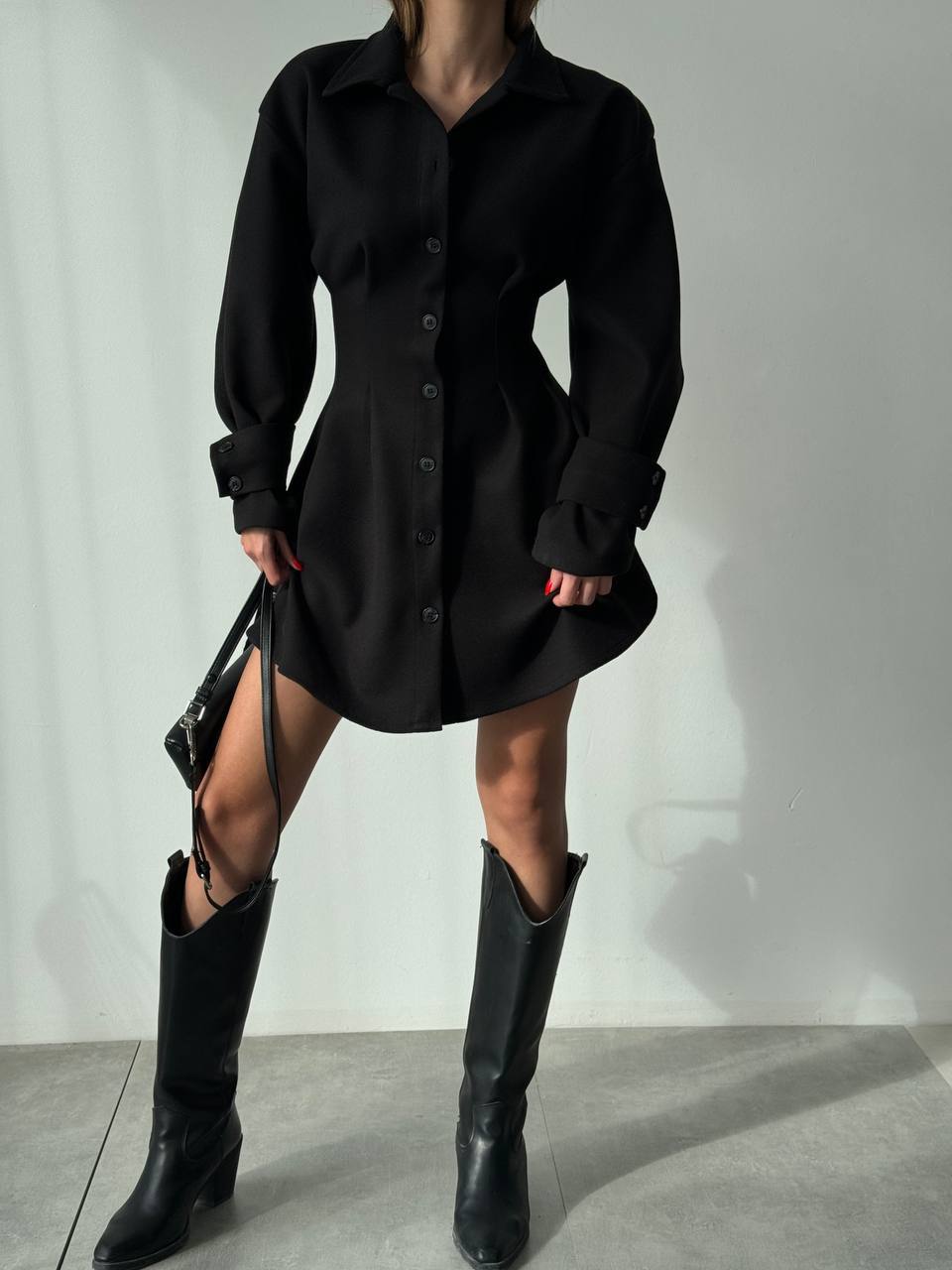 Šaty Valentína čierne