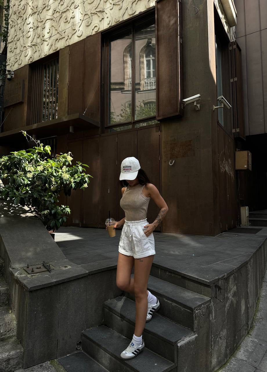 Top Francesca tmavý béžový